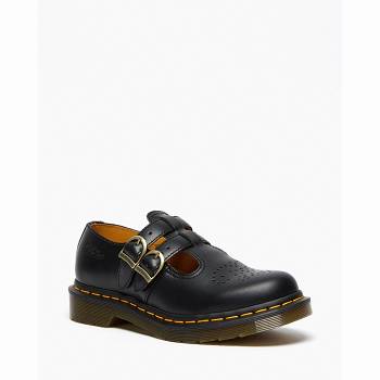 Dr Martens Női 8065 Smooth Bőr Mary Jane Cipő Fekete